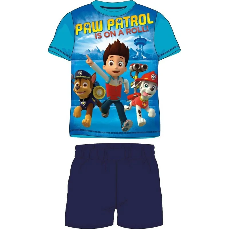 Pyjama Ensemble Tee-shirt Short Pat Patrouille - Paw Patrol
