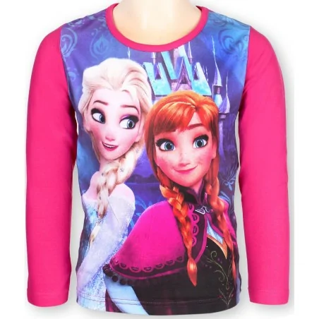 T-Shirt La Reine Des Neiges Disney Manches Longues