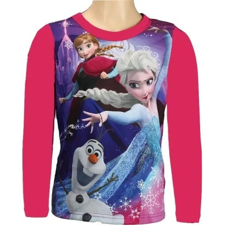 T-Shirt La Reine Des Neiges  Manches Longues