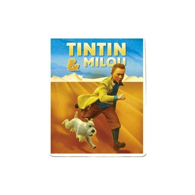 Plaid polaire Tintin et Milou Plaid polaire Tintin et Milou