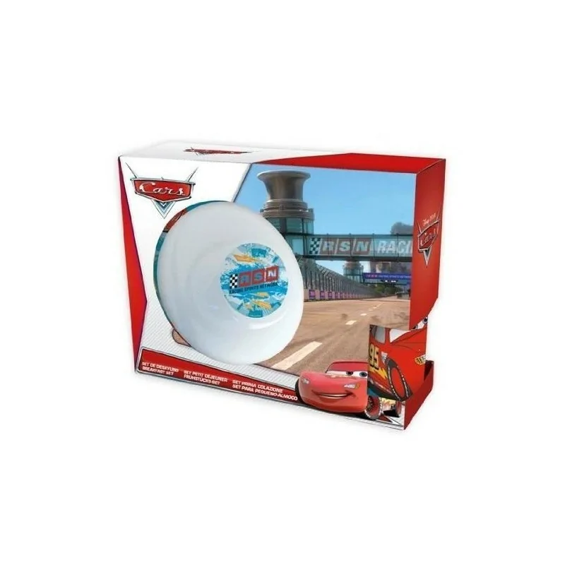 Set petit déjeuner 3 pièces mug - bol et assiette cars disney Set petit déjeuner 3 pièces mug - bol et assiette cars disney