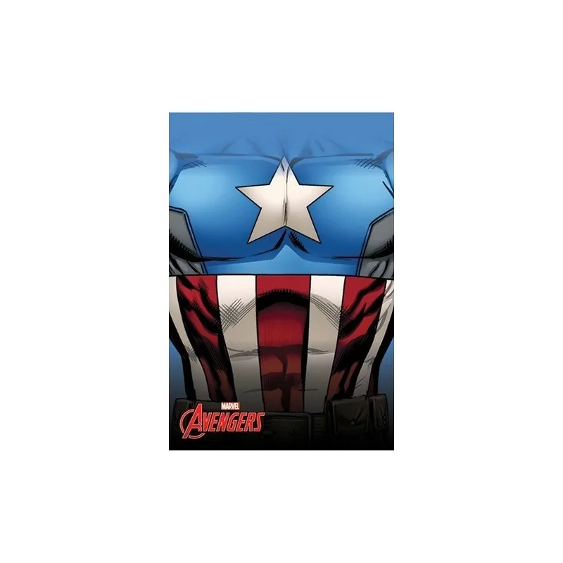 Plaid Polaire Captain America Plaid Polaire Captain America