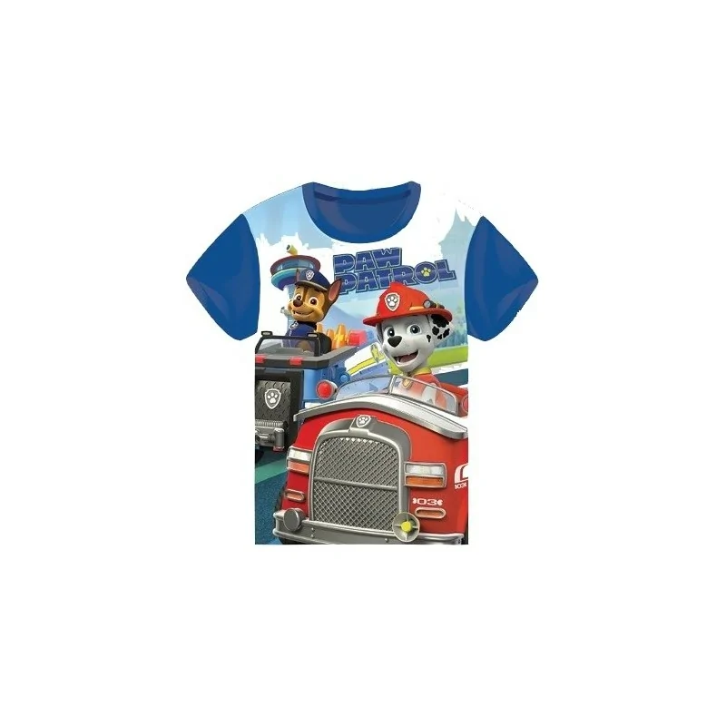 Tee shirt manches courtes paw patrol garcon Tee shirt manches courtes paw patrol garcon