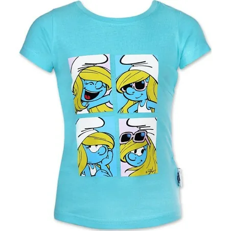 T-Shirt manches courtes les schtroumpf