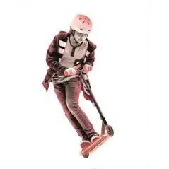 Patinette 2 Roues Neon Viper Rouge