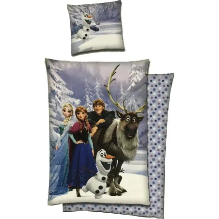 Housse de Couette La Reine des Neiges Rose