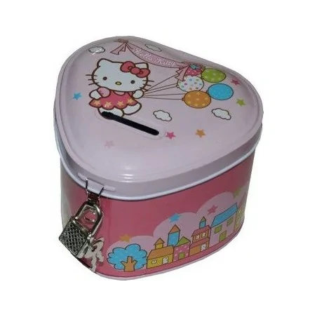 TIRELIRE METAL CADENAS hello kitty