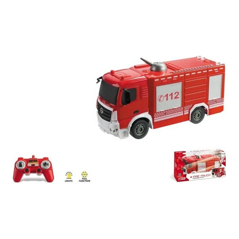 Camion de pompiers radiocommandé - 1/26 de mondo motors - mercedes-benz