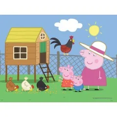 Puzzle 30 pièces de personnages PEPPA PIG