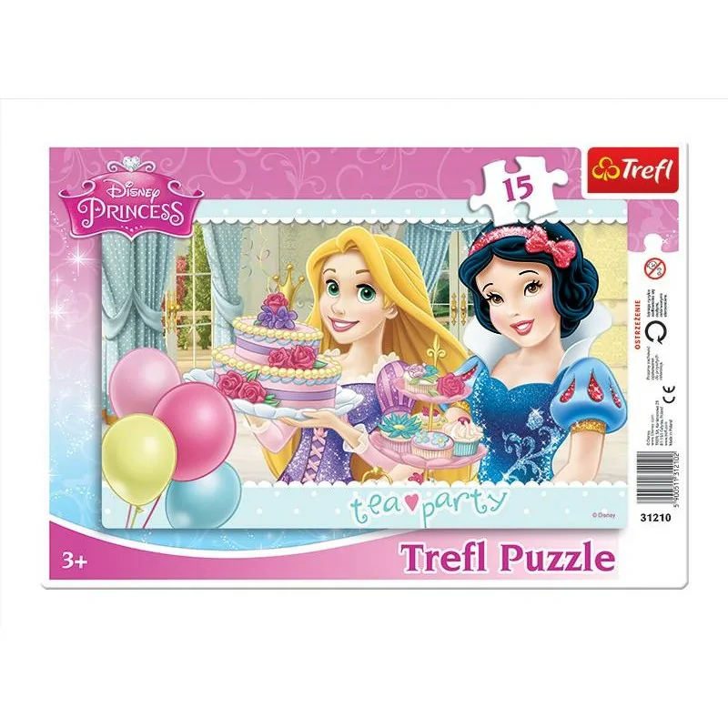 Puzzles Tea party - Cadre 15 pièces Princess Disney Puzzles Tea party - Cadre 15 pièces Princess Disney