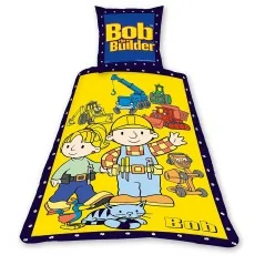 Parure de lit Bob le bricoleur jaune
