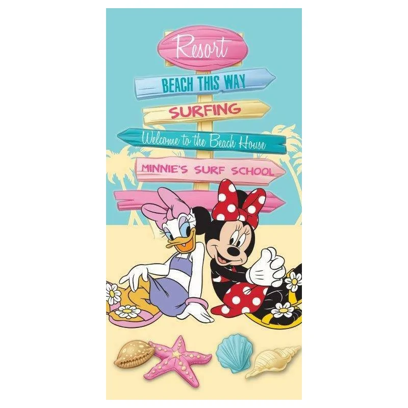 Serviette de Plage Minnie et Daisy