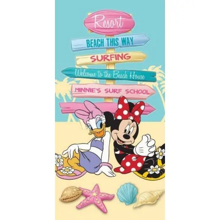 Serviette de Plage Minnie et Daisy