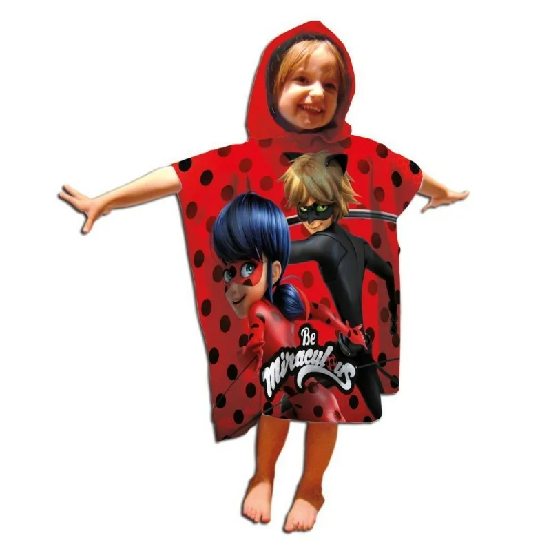 Poncho de Bain à Capuche miraculous Poncho de Bain à Capuche miraculous