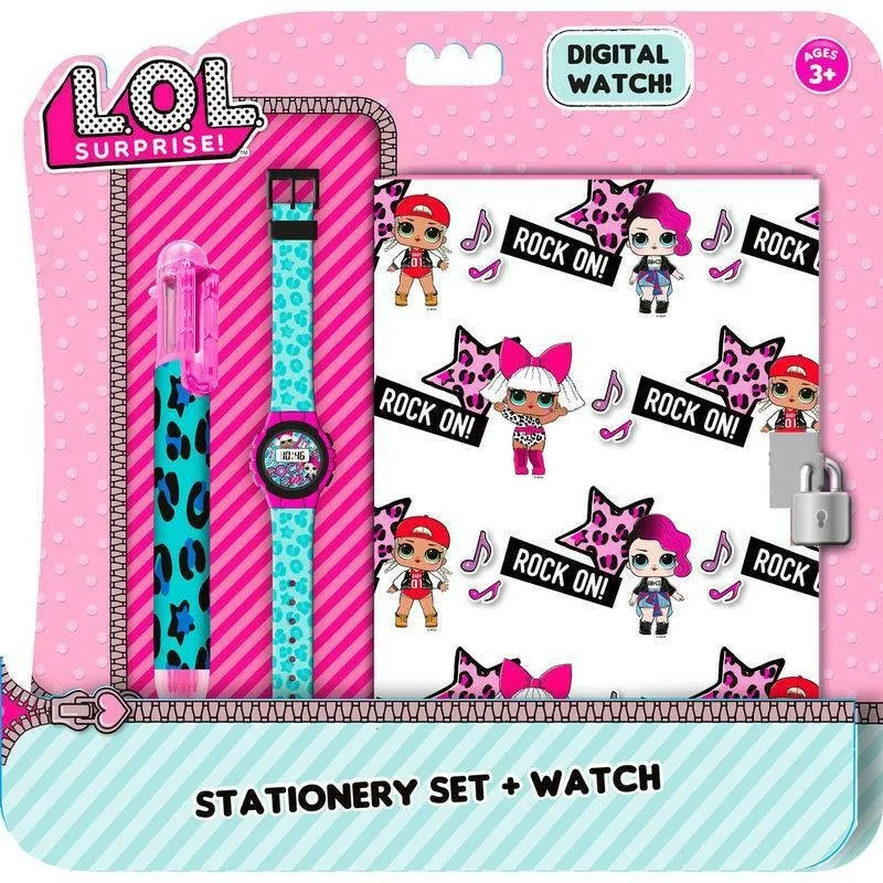 Set Lol Surprise Journal intime + montre + stylo 6 couleurs Set Lol Surprise Journal intime + montre + stylo 6 couleurs