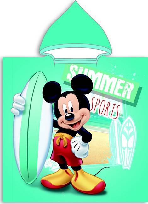 Poncho De Bain Mickey Disney A Capuche Poncho De Bain Mickey Disney A Capuche