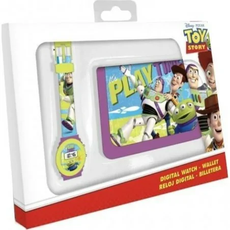 Set portefeuille + montre digitale Toy Story 4