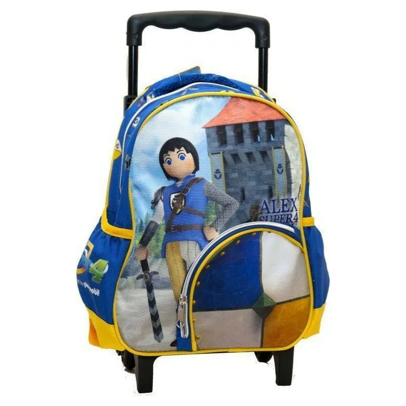 Sac à dos trolley Alex Super 4 Playmobil 31 cm