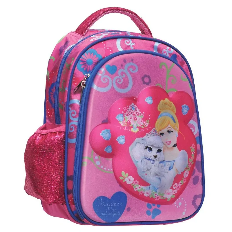 Sac à dos Princesse 3D Disney 30 cm qualité supérieure Sac à dos Princesse 3D Disney 30 cm qualité supérieure