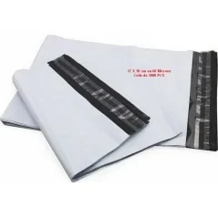 enveloppe plastique d'expédition blanches   - pochette d'expédition