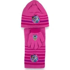 Set 3 pièces Bonnet + écharpe + gants Lol Supris