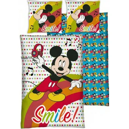 Parure housse de couette Mickey Music Disney