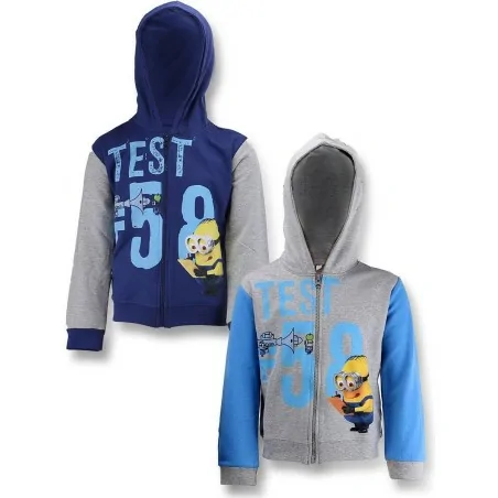 Sweat Minions à capuche zippé