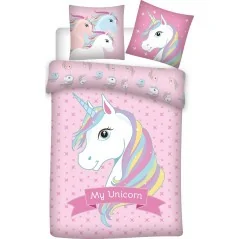 Parure housse de couette  Licorne