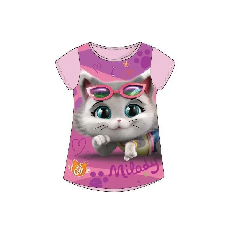 T-shirt manches courtes 44 Chats