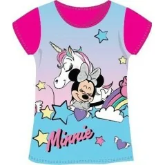 Tee-Shirt Manches Courtes Minnie Disney FILLE pas cher