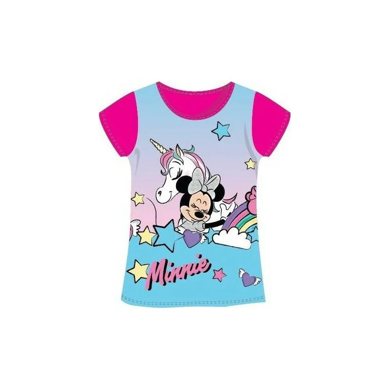 Tee-Shirt Manches Courtes Minnie Disney FILLE pas cher Tee-Shirt Manches Courtes Minnie Disney FILLE pas cher