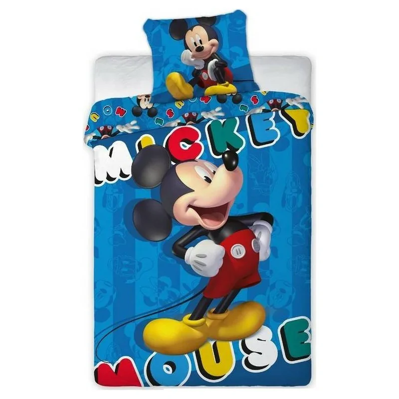Parure Housse de couette Mickey Love en polyester