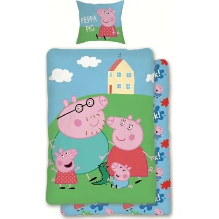 Parure de lit Peppa Pig en coton