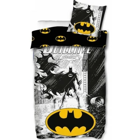 Parure Housse de couette Batman en Coton