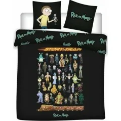 Parure de lit Rick And Morty 2 Personnes en coton