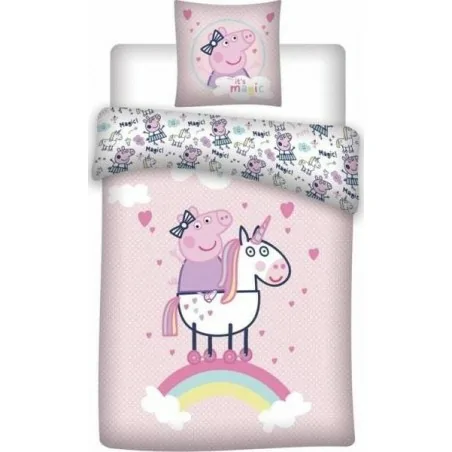Parure housse de couette Peppa Pig