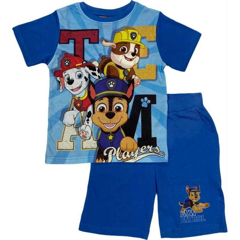 Ensemble Tee-Shirt Short Paw Patrol Ensemble Tee-Shirt Short Paw Patrol