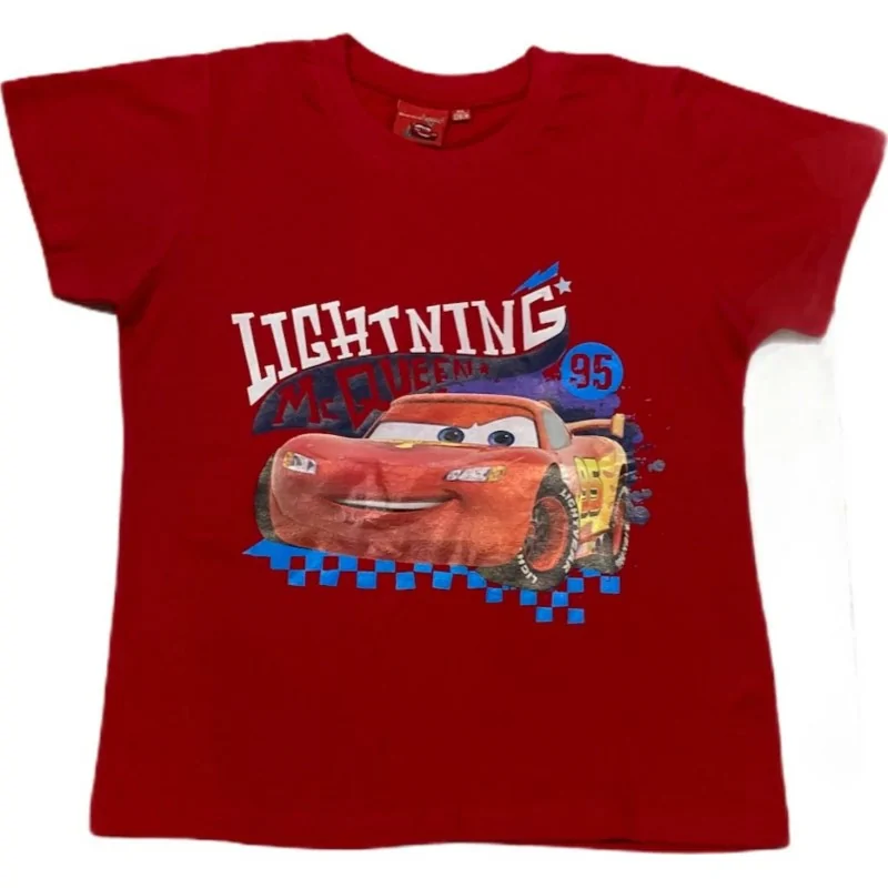 Tee-shirt Manches Courtes Cars disney Tee-shirt Manches Courtes Cars disney