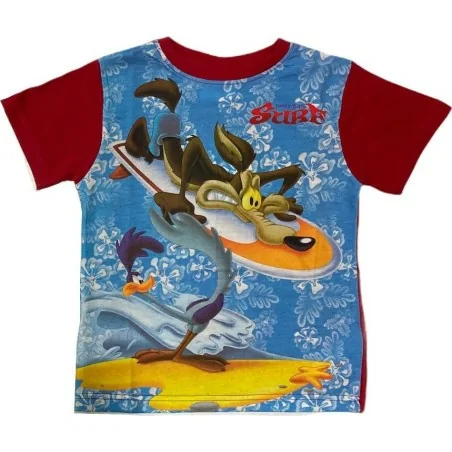 T-shirt Bip Bip et Coyote manches courtes Looney Tunes 