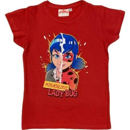 T-shirt manches courtes Miraculous - Lady bugs