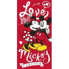 Drap de Plage Minnie et Mickey Love