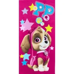 Drap de Plage Paw Patrol en rose
