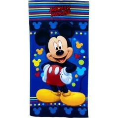 Drap de Plage Mickey disney en bleu