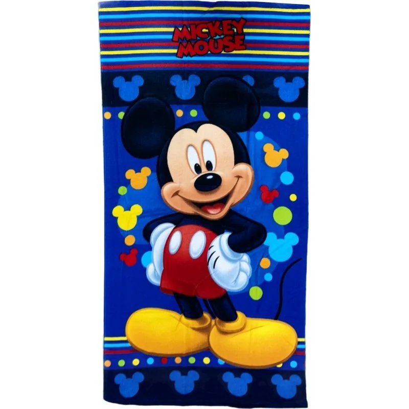 Drap de Plage Mickey disney en bleu Drap de Plage Mickey disney en bleu