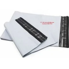 enveloppe plastique d'expédition blanches   - pochette d'expédition