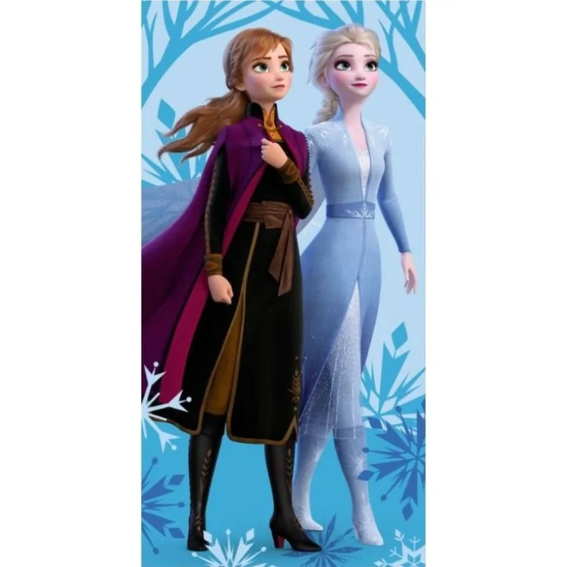 Drap de plage ou drap de bain Frozen 2 Disney en coton