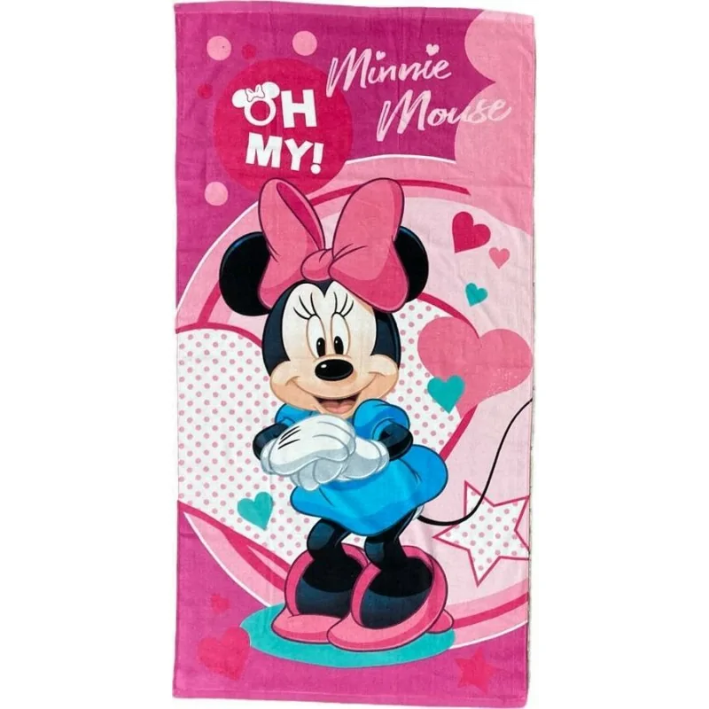Serviette de Bain Minnie Disney en coton Serviette de Bain Minnie Disney en coton