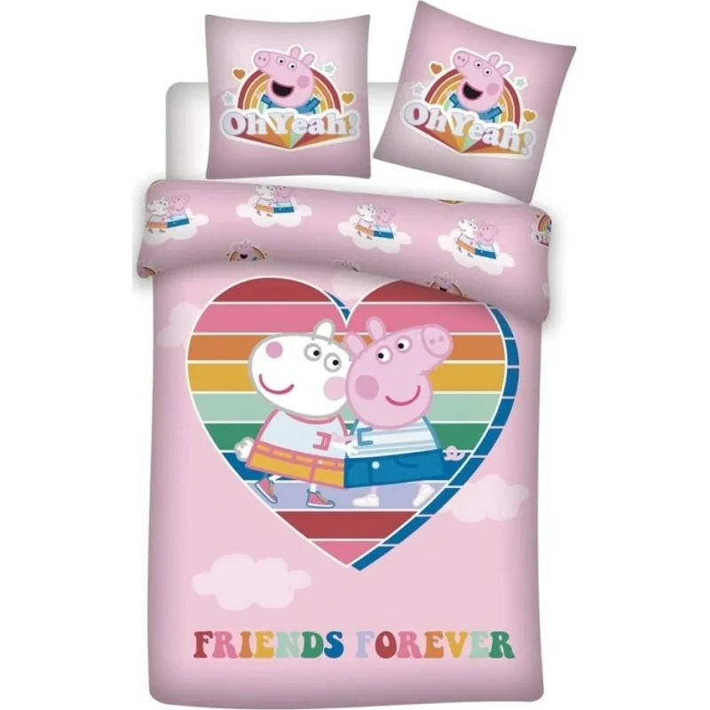 Parure housse de couette Peppa Pig