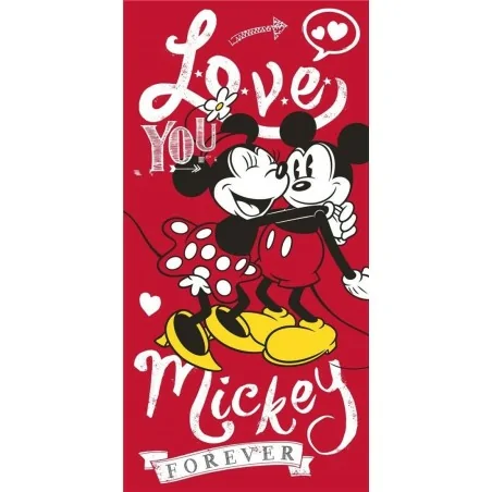 Drap de Plage Minnie et Mickey disney en coton