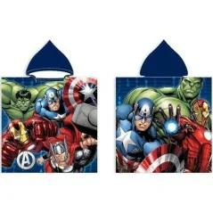 Poncho de bain Avengers à capuche